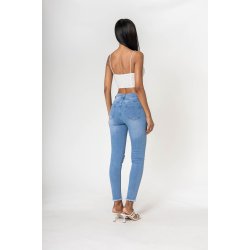 Jeans Cut at the Knees