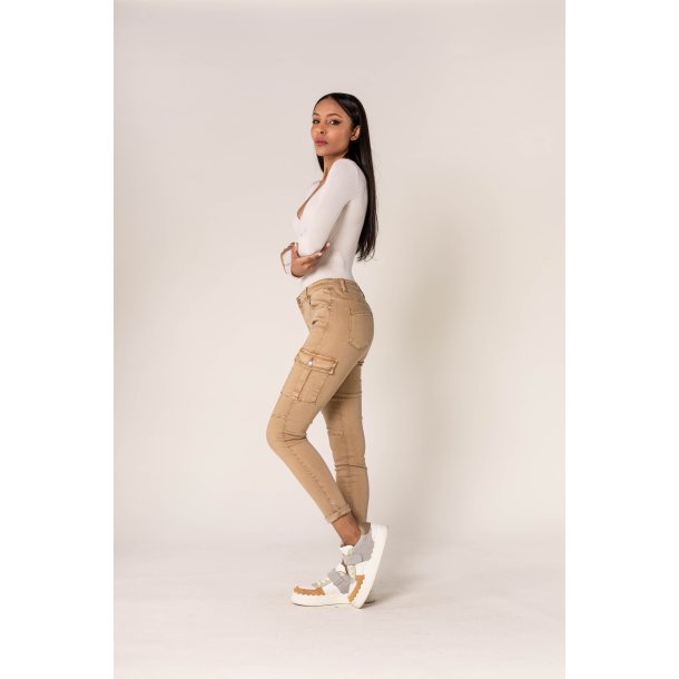Cargo Bukser i Beige
