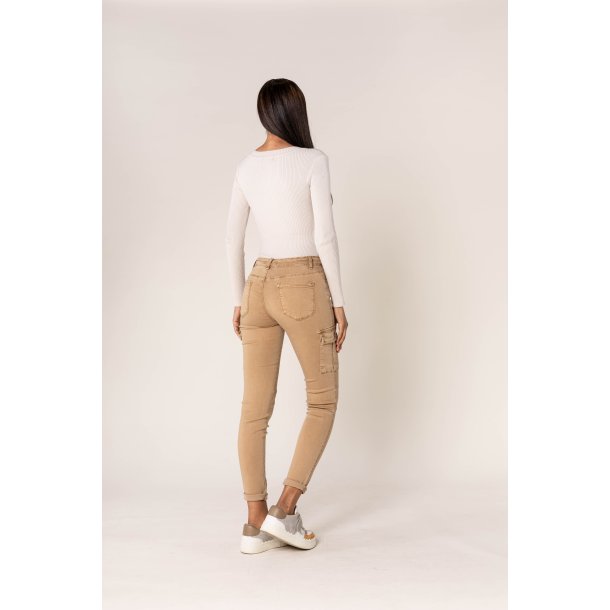 Cargo Bukser i Beige