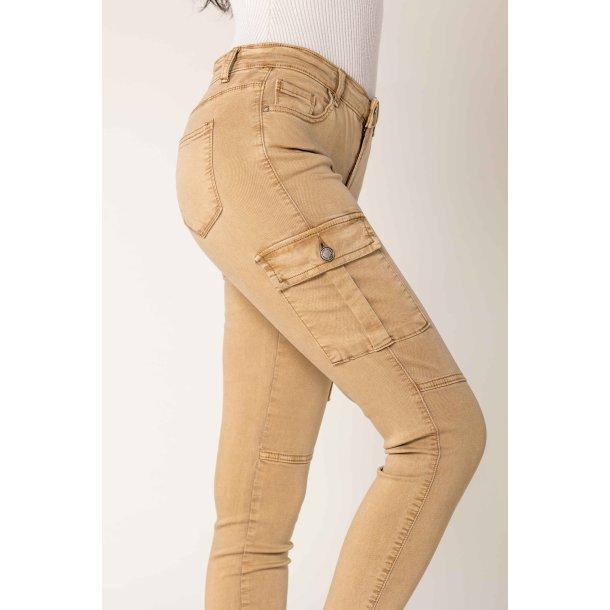 Cargo Bukser i Beige