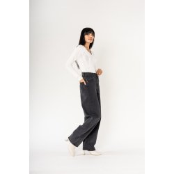 Ballon Jeans i Sort Denim